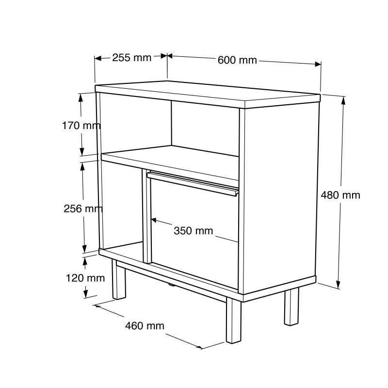 Side Table On6-Su Walnut
Oak