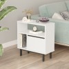 Side Table On6-W White