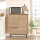 Kitchen Cabinet On8A-S Walnut Hanah Home Kitchen Cabinet On8A-S Walnut