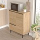 Kitchen Cabinet On8A-S Walnut Hanah Home Kitchen Cabinet On8A-S Walnut