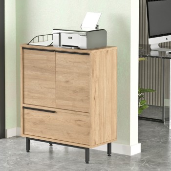 Multi Purpose Cabinet On8B-S Walnut