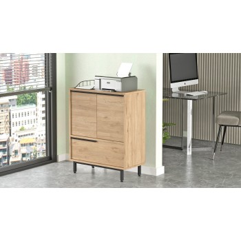 Multi Purpose Cabinet On8B-S Walnut