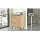 Multi Purpose Cabinet On8B-S Walnut
