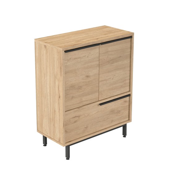 Multi Purpose Cabinet On8B-S Walnut