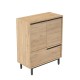 Multi Purpose Cabinet On8B-S Walnut