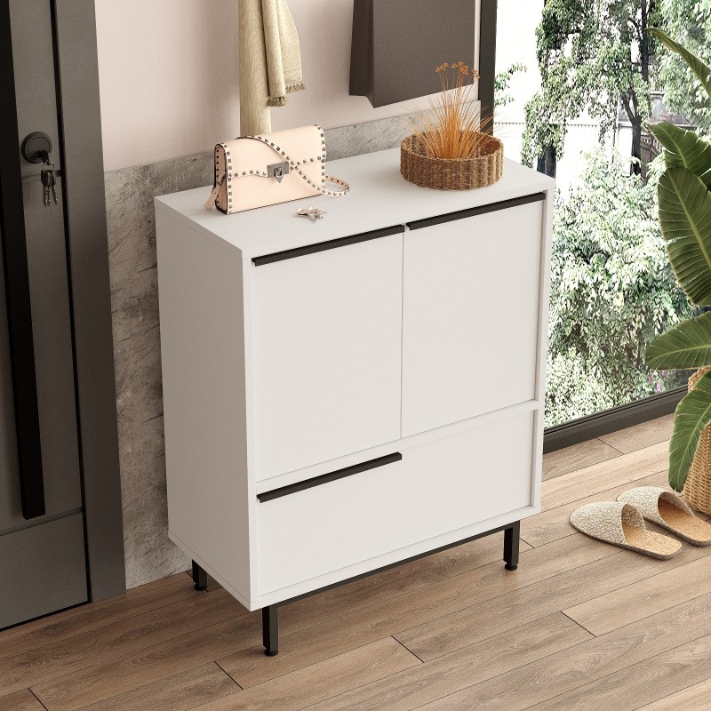 Shoe Cabinet On8C-W White