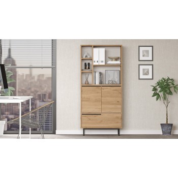 Multi Purpose Cabinet On9B-S Walnut