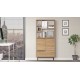 Multi Purpose Cabinet On9B-S Walnut