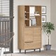 Multi Purpose Cabinet On9B-S Walnut