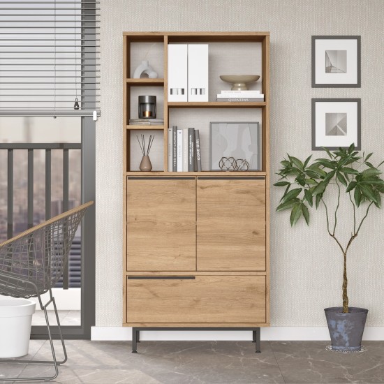 Multi Purpose Cabinet On9B-S Walnut