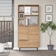 Multi Purpose Cabinet On9B-S Walnut