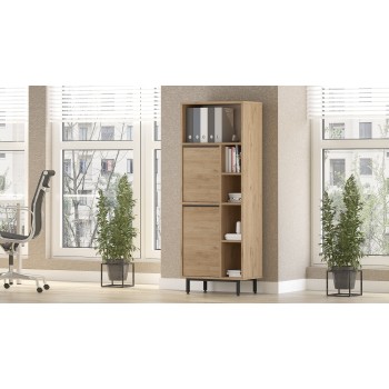 Multi Purpose Cabinet On10B-S Walnut