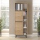 Multi Purpose Cabinet On10B-S Walnut