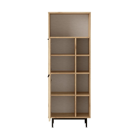 Ντουλάπι Μπάνιου 160x35.5x45.1εκ On10C-Su - Χρώμα Καρυδί & Δρυς Ντουλάπι Μπάνιου 160x35.5x45.1εκ On10C-Su - Χρώμα Καρυδί & Δρυς