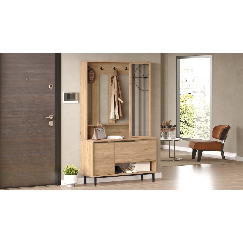 Hall Stand On11-S Walnut