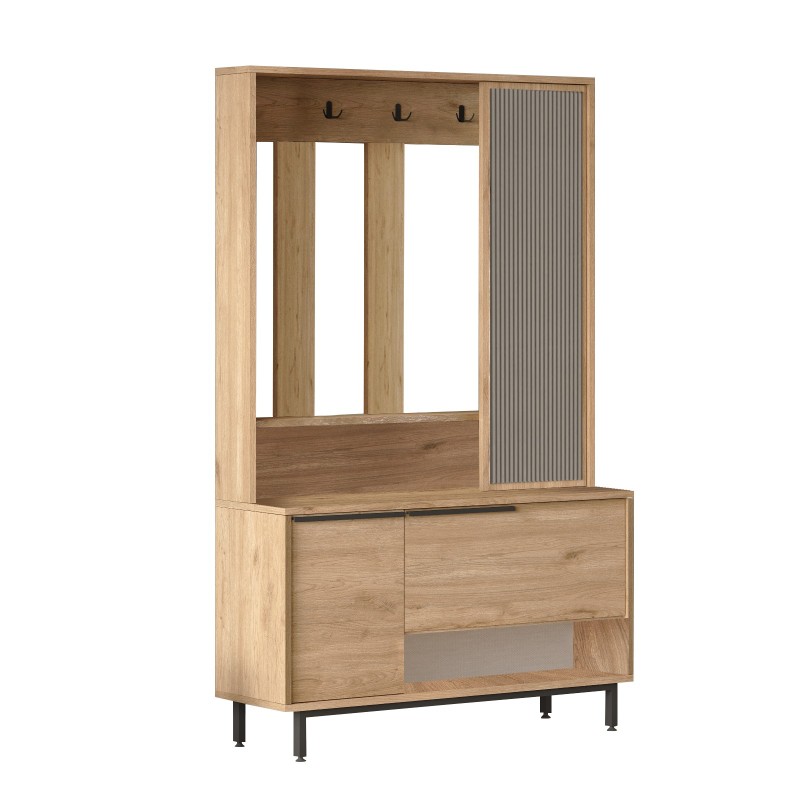 Hall Stand On11-S Walnut