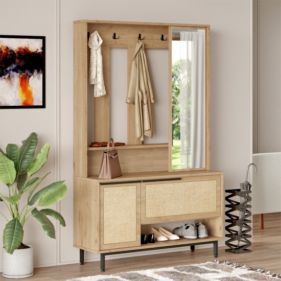 Hanah Home Hall Stand On11-Su Walnut
Oak