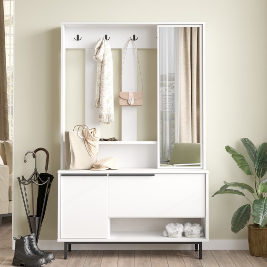 Hall Stand On11-W White