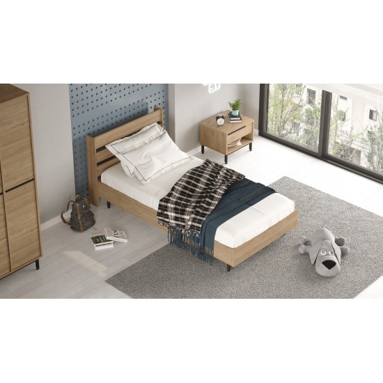 Single Bedstead On13-S Walnut Single Bedstead On13-S Walnut