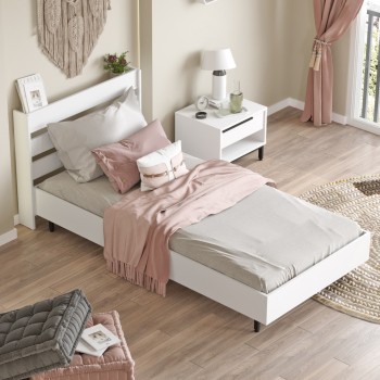Single Bedstead On13-W White
