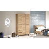 Hanah Home Wardrobe On15-S Walnut