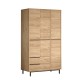 Wardrobe On15-S Walnut Hanah Home Wardrobe On15-S Walnut
