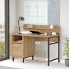 Study Desk On16-S Walnut