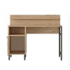 Study Desk On16-S Walnut