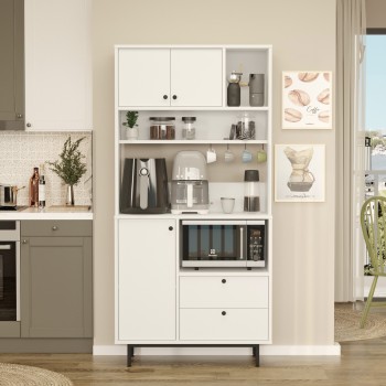 Multi Purpose Cabinet RE4-W White