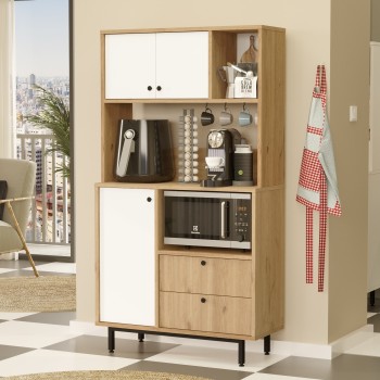 Multi Purpose Cabinet RE3-SW Oak
White