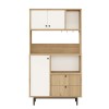 Multi Purpose Cabinet RE3-SW Oak
White
