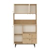 Multi Purpose Cabinet RE3-SW Oak
White