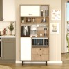 Multi Purpose Cabinet RE4-SW Oak
White