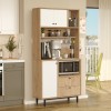 Multi Purpose Cabinet RE4-SW Oak
White