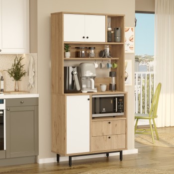 Multi Purpose Cabinet RE4-SW Oak
White