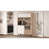 Multi Purpose Cabinet RE5-SW Oak
White