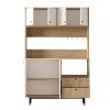 Multi Purpose Cabinet RE5-SW Oak
White