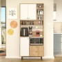 Multi Purpose Cabinet RE6-SW Oak
White