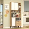 Multi Purpose Cabinet RE6-SW Oak
White