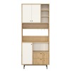 Multi Purpose Cabinet RE6-SW Oak
White