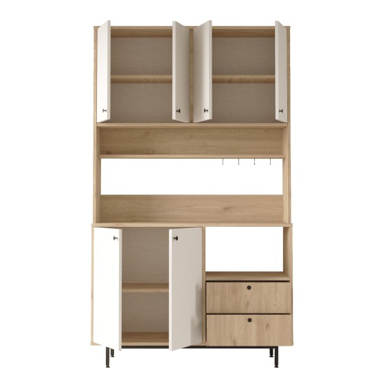 Multi Purpose Cabinet RE7-SW Oak
White Multi Purpose Cabinet RE7-SW Oak
White