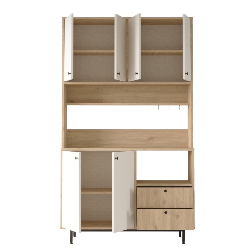 Multi Purpose Cabinet RE7-SW Oak
White