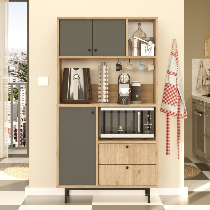 Multi Purpose Cabinet RE3-SA Oak
Anthracite