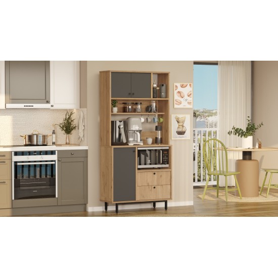 Multi Purpose Cabinet RE4-SA Oak
Anthracite Multi Purpose Cabinet RE4-SA Oak
Anthracite