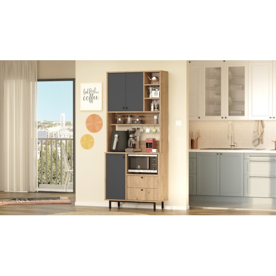 Multi Purpose Cabinet RE6-SA Oak
Anthracite Multi Purpose Cabinet RE6-SA Oak
Anthracite
