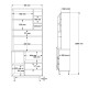 Multi Purpose Cabinet RE6-SA Oak
Anthracite Multi Purpose Cabinet RE6-SA Oak
Anthracite