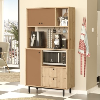 Multi Purpose Cabinet RE3-SK Oak
Tile Red