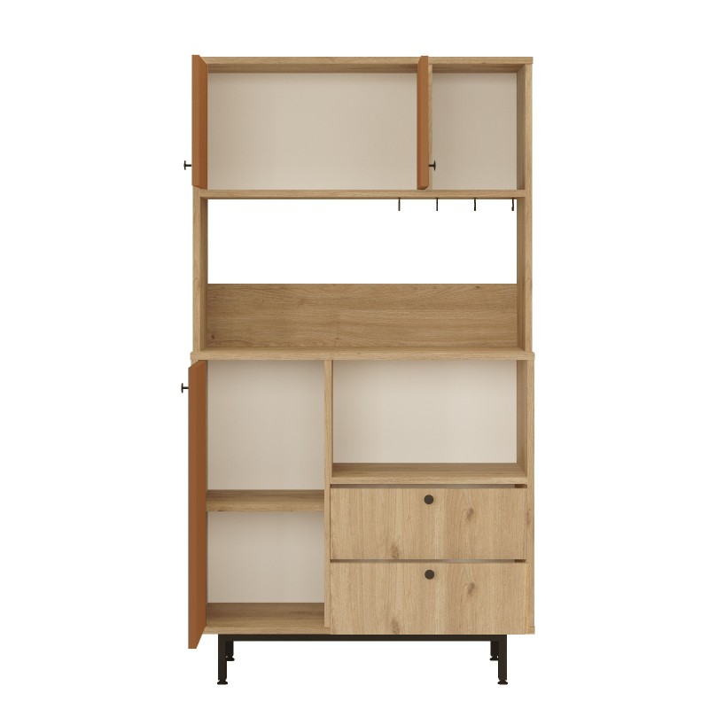 Multi Purpose Cabinet RE3-SK Oak
Tile Red