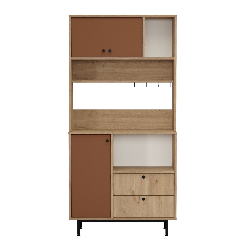 Multi Purpose Cabinet RE4-SK Oak
Tile Red