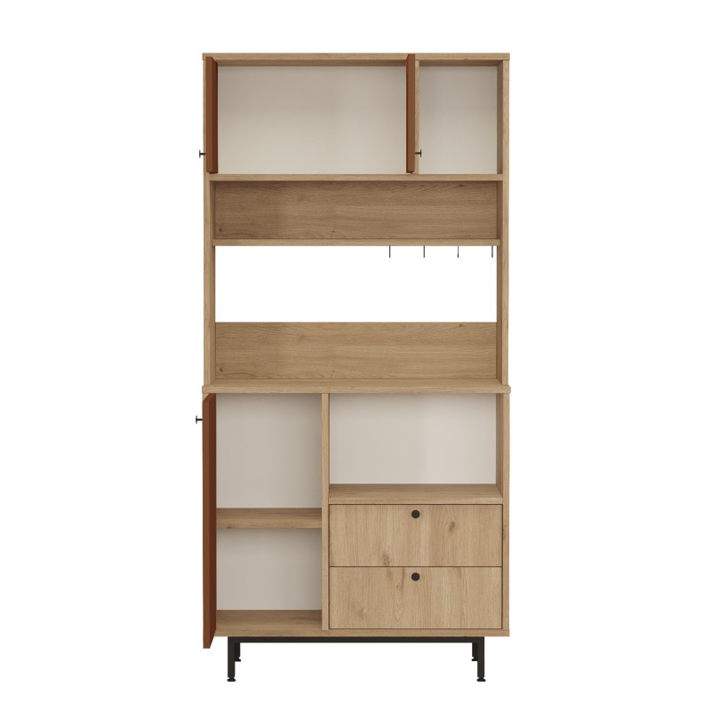 Multi Purpose Cabinet RE4-SK Oak
Tile Red